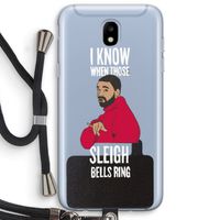 Sleigh Bells Ring: Samsung Galaxy J5 (2017) Transparant Hoesje met koord