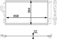 Condensor, airconditioning AC56000P