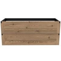 Onderkast Arcqua Nature 120 cm Eiken Mat Zwart