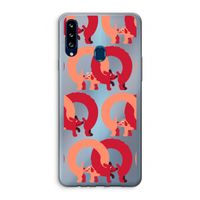 Dogs: Samsung Galaxy A20s Transparant Hoesje