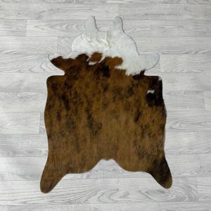Kleine koeienhuid bruin wit zwart (Normandiër) 90x60cm