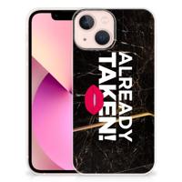 iPhone 13 mini | Siliconen hoesje | met naam Already Taken Black iPhone 13 mini | Siliconen hoesje | met naam Already Taken Black
