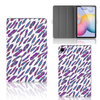 Samsung Galaxy Tab S6 Lite | S6 Lite (2022) Tablet Hoes Feathers Color - thumbnail