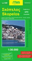 Wegenkaart - landkaart 348 Skopelos | Orama