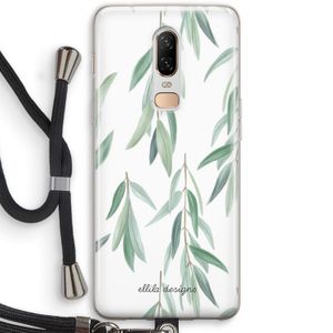 Branch up your life: OnePlus 6 Transparant Hoesje met koord