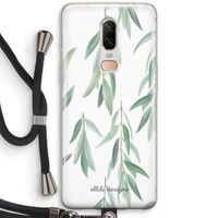 Branch up your life: OnePlus 6 Transparant Hoesje met koord