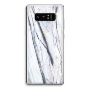 Gestreepte marmer: Samsung Galaxy Note 8 Transparant Hoesje