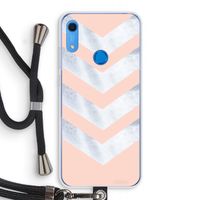 Marmeren pijlen: Huawei Y6s Transparant Hoesje met koord