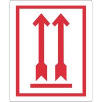 Waarschuwingsetiket IEZZY pijl omhoog 74x105mm 500 stuks