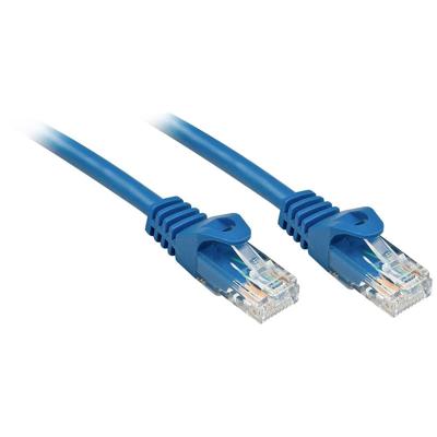 LINDY 48177 RJ45 Netwerkkabel, patchkabel CAT 6 U/UTP 10.00 m Blauw 1 stuk(s)