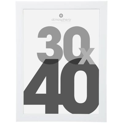 Atmosphera grote Fotolijst - wit - kunststof / glas - 30 x 40 cm - Fotoframe