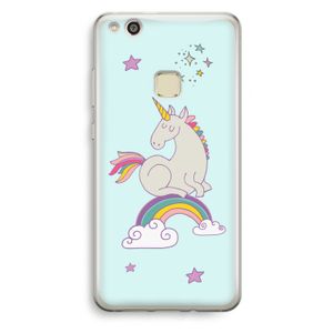 Regenboog eenhoorn: Huawei Ascend P10 Lite Transparant Hoesje