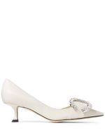 Jimmy Choo escarpins Melva Dorsay 50 mm en cuir - Tons neutres