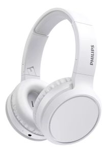 Philips 5000 series TAH5205WT/00 hoofdtelefoon/headset Hoofdtelefoons Hoofdband 3,5mm-connector USB Type-C Bluetooth Wit