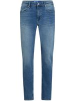 Karl Lagerfeld Jeans logo-embroidered slim-fit jeans - Bleu