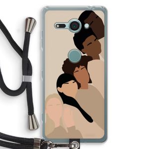 Sweet creatures: Sony Xperia XZ2 Compact Transparant Hoesje met koord