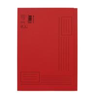 Vouwmap quantore a4 ongelijke zijde 250gr rood | 10 stuks