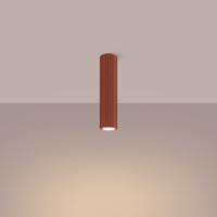 Plafondlamp KARBON 30 rood oker