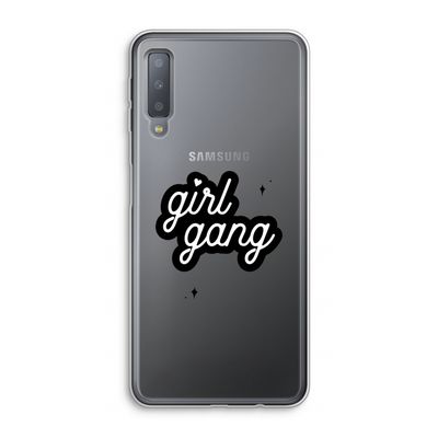 Girl Gang: Samsung Galaxy A7 (2018) Transparant Hoesje