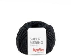 Katia Super Merino 002 Zwart