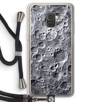 Maanlandschap: Samsung Galaxy A8 (2018) Transparant Hoesje met koord