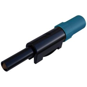 SKS Hirschmann SLS 20 B Laboratoriumstekker Stekker, recht Stift-Ø: 4 mm Blauw 1 stuk(s)