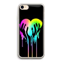 Hold My Heart: iPhone 7 Transparant Hoesje