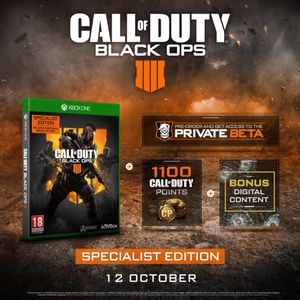 Call of Duty Black Ops 4 Specialist Edition