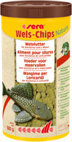 Sera Wels-Chips Nature 1000ml (380g) - Natuurlijke Voeding voor Ancistrus & L-meervallen