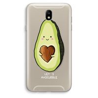 Avocuddle: Samsung Galaxy J7 (2017) Transparant Hoesje Avocuddle: Samsung Galaxy J7 (2017) Transparant Hoesje