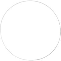 Creativ Company Metalen draadring, d 30 cm, dikte 3 mm, wit, 5 stuk/ 1 doos Creativ Company Metalen draadring, d 30 cm, dikte 3 mm, wit, 5 stuk/ 1 doos