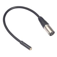 TC227K17-03 3.5 mm female naar XLR male audio kabel lengte: 0.3 m