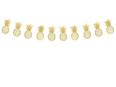 Ananas Slinger Aloha Metallic goud