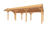 YARD Outdoor SUBLIME Kapschuur - 800x250 cm Douglashout- Kapschuurdak- - YARD Outdoor