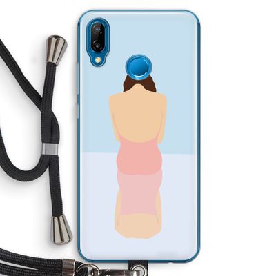 Mirror: Huawei P20 Lite Transparant Hoesje met koord