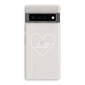 Best heart pastel: Google Pixel 6 Pro Transparant Hoesje