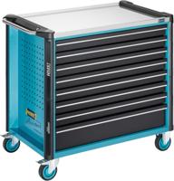 HAZET Gereedschapwagen Assistent 179NXXL-8D - L x B x H: 1133 mm x 642 mm x 1020 mm - Laden, ondiep: 7× 81 x 870 x 522 mm - Laden, diep: 1× 166 x 870