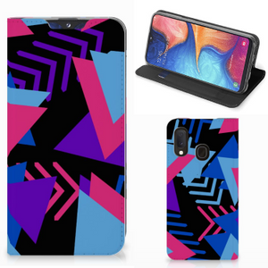 Samsung Galaxy A20e Stand Case Funky Triangle