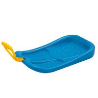 Sneeuw slee - slede met handvat - voor kinderen - 58 cm - blauw - Kinderslee - kunststof