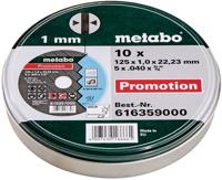Metabo Accessoires doorslijpschijven in blik (10 st.) | ø 125x1,0x22,23 - 616359000