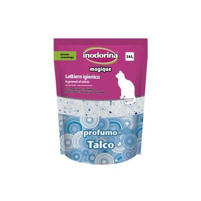 Kattenbakvulling Inodorina MAGIQUE TALCO Talkpoeder 16 L