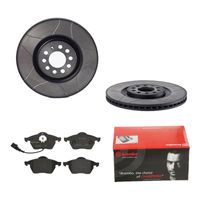 Remmenset, remschijf BREMBO, Remschijftype: Binnen geventileerd, Inbouwplaats: Vooras, u.a. für VW, Audi, Seat, Skoda