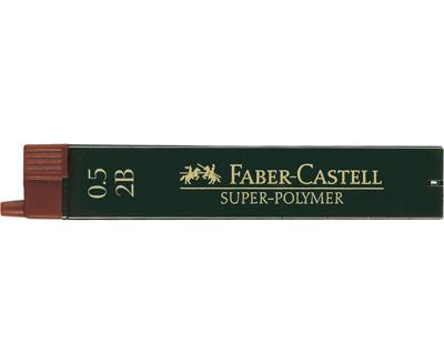 Faber Castell Potloodstiftjes Super-Polymer - 0,5mm - 2B