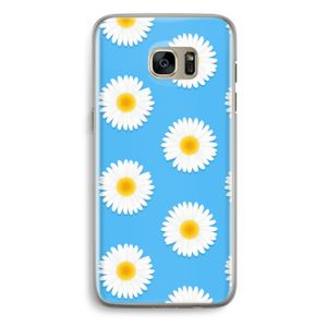Margrietjes: Samsung Galaxy S7 Edge Transparant Hoesje
