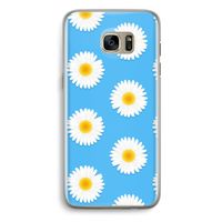 Margrietjes: Samsung Galaxy S7 Edge Transparant Hoesje