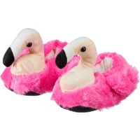 Kinder dieren pantoffels/sloffen flamingo - thumbnail