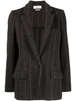 MARANT ÉTOILE blazer Charlyne boutonné en laine - Marron