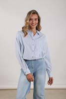 Nukus Ariana Blouse Stripe Nks02149 Blouse 312 Cloudy