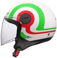 LS2 Helmet of558 sph. lux ii urby wh/green/red l