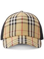 Burberry casquette en mesh à carreaux - Tons neutres